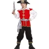 WIDMANN Déguisement Enfant Capitaine Des Pirates (haut Avec Chemise, Pantalon, Ceinture, Chapeau)