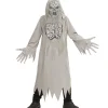 WIDMANN Déguisement Fantôme Gris, Enfant (tunique à Capuche, Gants, Masque)