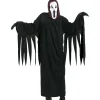 WIDMANN Déguisement Fantôme Noir, Mixte, Enfant (tunique, Ceinture, Masque Avec Capuche)