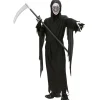 WIDMANN Déguisement Faucheur Enfant Noir (tunique, Ceinture, Masque Avec Capuche)