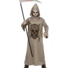 WIDMANN Déguisement Faucheuse De La Mort, Gris, Enfant (tunique à Capuche)