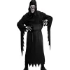 WIDMANN Déguisement Faucheuse Homme, Noir Avec Masque Du M Au XXL