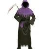 WIDMANN Déguisement Faucheuse Homme Noir Et Violet Avec Masque