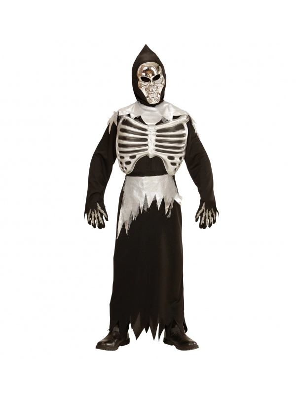 WIDMANN Déguisement Faucheuse Squelette Garçon Avec Masque 1 WIDMANN Déguisement Faucheuse Squelette Garçon Avec Masque