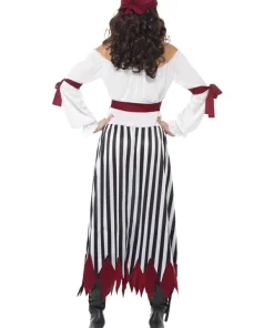 Smiffys Déguisement Femme Pirate (robe Longue & Bandana)