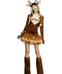 Smiffys Déguisement Femme Renne Avec Tutu (robe Tutu, Veste Et Surbottes)