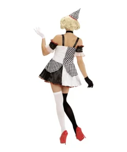 WIDMANN Déguisement Fille Pierrot (robe, Chapeau) -Halloween Soldes Boutique deguisement fille pierrot robe chapeau 2