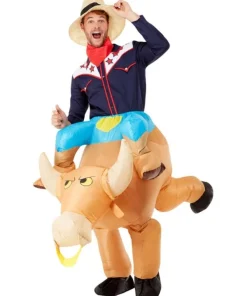 Smiffys Déguisement Gonflable De Cow-boy Sur Un Taureau 6 Smiffys Déguisement Gonflable De Cow-boy Sur Un Taureau -Halloween Soldes Boutique deguisement gonflable de cow boy sur un taureau 2