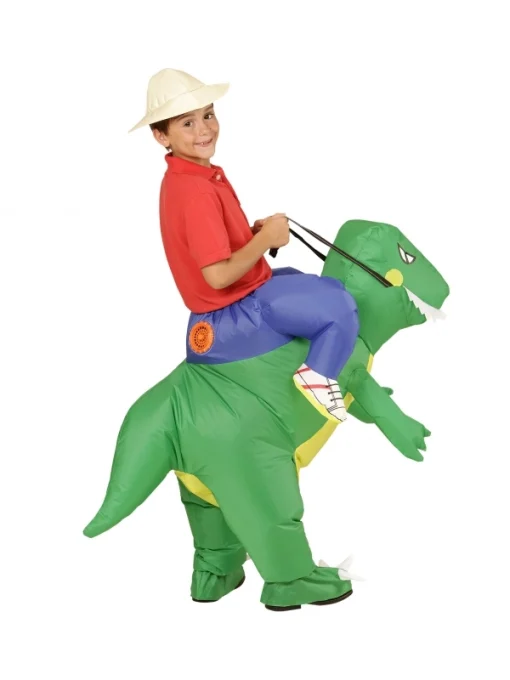 WIDMANN Déguisement Gonflable De Dinosaure Pour Enfant -Halloween Soldes Boutique deguisement gonflable de dinosaure pour enfant