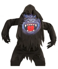 WIDMANN Déguisement Gorille Avec Tête Géante Enfant - 11-13 Ans