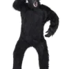 Smiffys Déguisement Gorille Noir Adulte (combinaison, Masque, Pieds Et Mains)