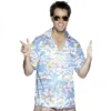 Smiffys Déguisement Hawaï Bleu Homme (chemise)