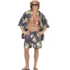 WIDMANN Déguisement Hawaïen Homme (chemise Et Short à Fleurs)