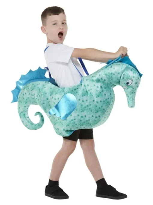 Smiffys Déguisement Hippocampe à Chevaucher (haut Matelassé Réglable) -Halloween Soldes Boutique deguisement hippocampe a chevaucher haut matelasse reglable