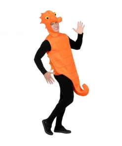 WIDMANN Déguisement Hippocampe Orange Pour Adulte 4 WIDMANN Déguisement Hippocampe Orange Pour Adulte -Halloween Soldes Boutique deguisement hippocampe orange pour adulte 1 1