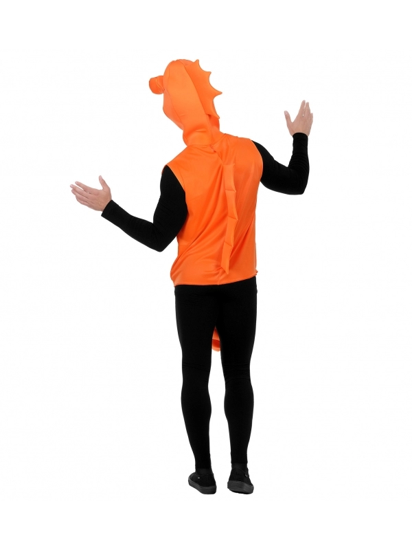 WIDMANN Déguisement Hippocampe Orange Pour Adulte 3 WIDMANN Déguisement Hippocampe Orange Pour Adulte – Image 3