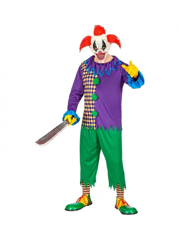 WIDMANN Déguisement Joker Diable Adulte (haut, Pantalon, Chaussettes Sans Pieds) 1 WIDMANN Déguisement Joker Diable Adulte (haut, Pantalon, Chaussettes Sans Pieds)