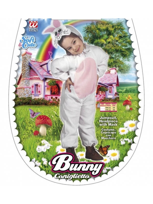 WIDMANN Déguisement Lapin Blanc Du 2/3 Au 3/4 Ans 2 WIDMANN Déguisement Lapin Blanc Du 2/3 Au 3/4 Ans – Image 2