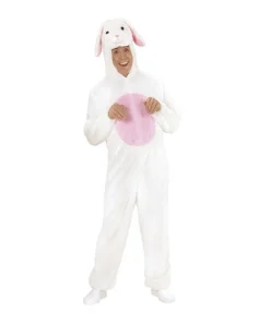 WIDMANN Déguisement Lapin En Peluche Blanc Adulte 6 WIDMANN Déguisement Lapin En Peluche Blanc Adulte -Halloween Soldes Boutique deguisement lapin en peluche blanc adulte 1 2
