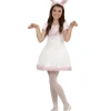 WIDMANN Déguisement Lapine Blanc Fille (robe Avec Queue Et Oreilles)