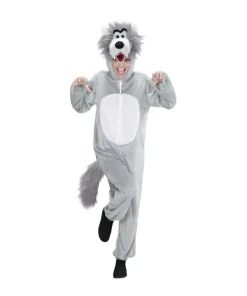 WIDMANN Déguisement Loup Adulte Mixte ( Combinaison à Capuche Avec Masque) -Halloween Soldes Boutique deguisement loup adulte mixte combinaison a capuche avec masque 2