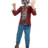 Smiffys Déguisement Loup-Garou, Garçon, Rouge (chemise Avec Buste, Pantalon Et Masque)