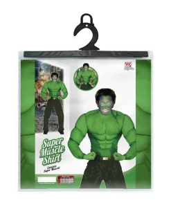 WIDMANN Déguisement Muscle Vert Homme (chemise) -Halloween Soldes Boutique deguisement muscle vert homme chemise 2