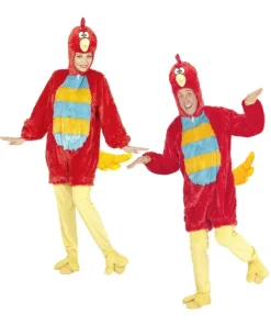 WIDMANN Déguisement Oiseau Rouge Adulte En Peluche