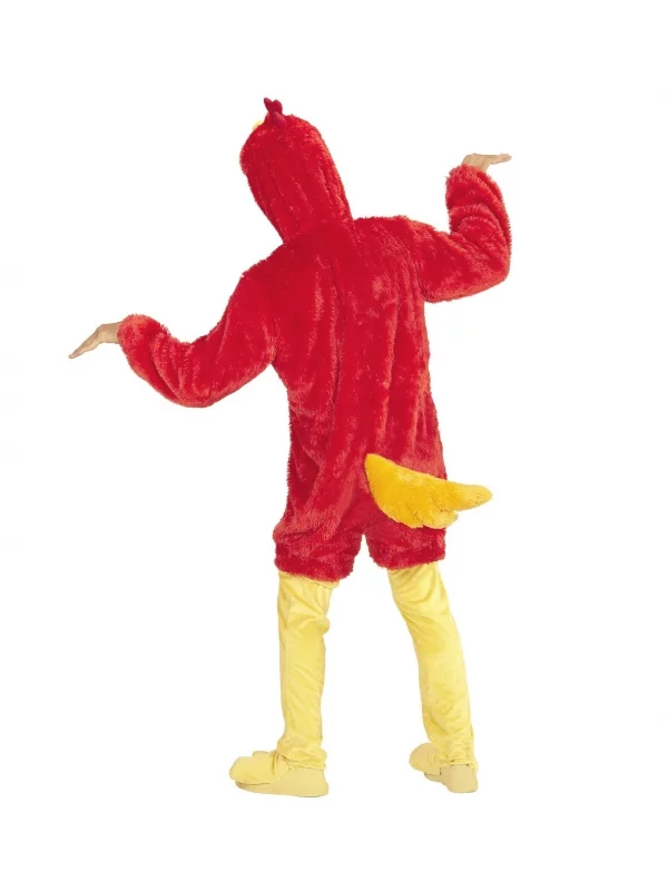 WIDMANN Déguisement Oiseau Rouge Adulte En Peluche 3 WIDMANN Déguisement Oiseau Rouge Adulte En Peluche – Image 3