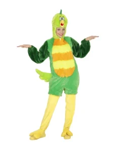 WIDMANN Déguisement Oiseau Vert Adulte En Peluche (combinaison à Capuche/masque) -Halloween Soldes Boutique deguisement oiseau vert adulte en peluche combinaison a capuche masque 2
