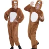 WIDMANN Déguisement Ours Brun, Adulte (combinaison à Capuche Et Masque)