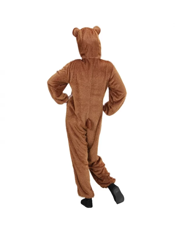 WIDMANN Déguisement Ours Brun, Adulte (combinaison à Capuche Et Masque) 4 WIDMANN Déguisement Ours Brun, Adulte (combinaison à Capuche Et Masque) – Image 4
