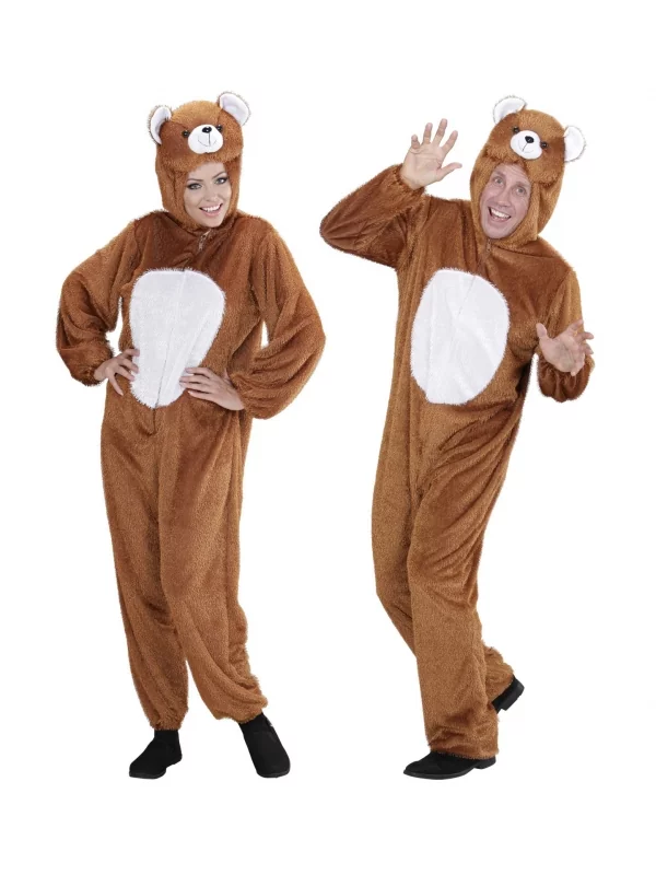 WIDMANN Déguisement Ours Brun, Adulte (combinaison à Capuche Et Masque) 1 WIDMANN Déguisement Ours Brun, Adulte (combinaison à Capuche Et Masque)