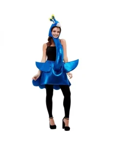 Smiffys Déguisement Paon DELUXE Bleu (tabard Et Capuche)