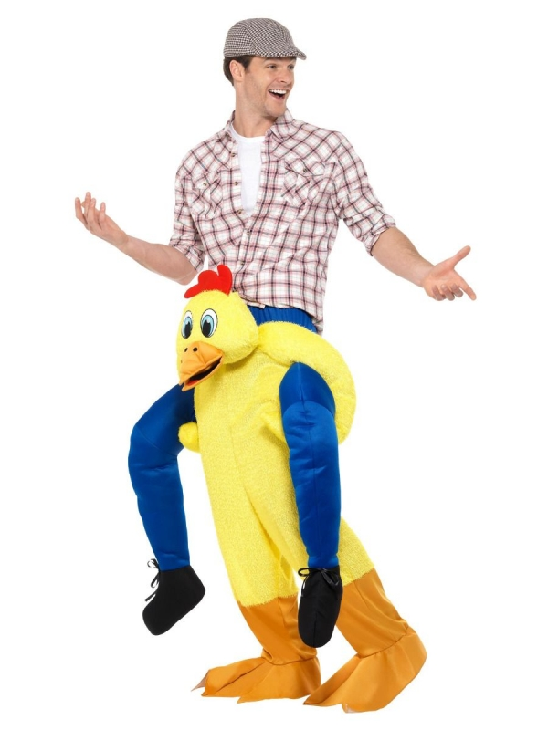 Smiffys Déguisement Piggyback Porté Par Un Poulet 2 Smiffys Déguisement Piggyback Porté Par Un Poulet – Image 2