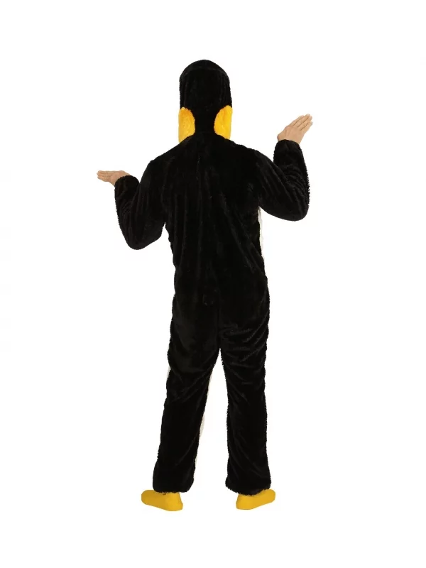 WIDMANN Déguisement Pingouin Peluche Adulte (combinaison à Capuche/masque) 2 WIDMANN Déguisement Pingouin Peluche Adulte (combinaison à Capuche/masque) – Image 2