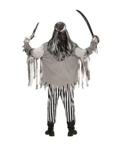 WIDMANN Déguisement Pirate Bateau Fantôme Homme (chemise Avec Squelette Apparent, Veste, Pantalon, Bandana, Cache-oeil) -Halloween Soldes Boutique deguisement pirate bateau fantome homme chemise avec squelette apparent veste pantalon bandana cache oeil 2