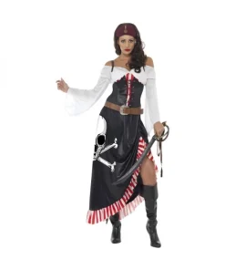 Smiffys Déguisement Pirate, Belle Aventurière (Top, Jupe Et Ceinture)