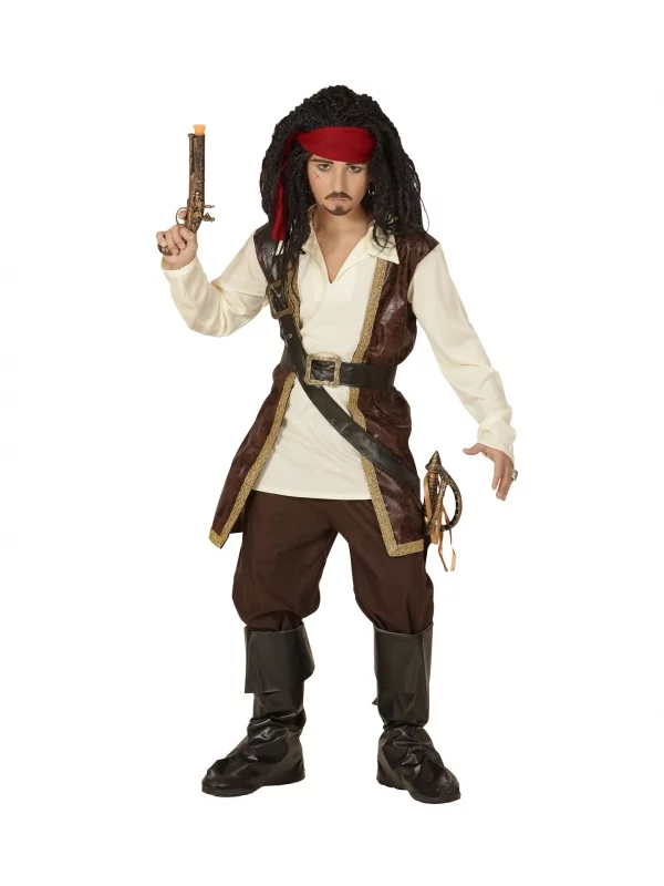 WIDMANN Déguisement Pirate Des Caraïbes Enfant Complet 1 WIDMANN Déguisement Pirate Des Caraïbes Enfant Complet
