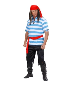WIDMANN Déguisement Pirate Des Caraïbes Homme (chemise, Pantalon, Ceinture, Bandana)