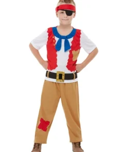 Smiffys Déguisement Pirate Enfant, Bleu © -Halloween Soldes Boutique deguisement pirate enfant bleu 1 1