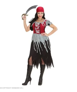 WIDMANN Déguisement Pirate Femme (robe, Bandana)