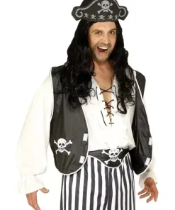 Smiffys Déguisement Pirate Homme (gilet, Chapeau, Ceinture) -Halloween Soldes Boutique deguisement pirate homme gilet chapeau ceinture 2