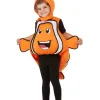 Smiffys Déguisement Poisson-clown Pour Tout-petit, Orange (haut Et Bonnet)