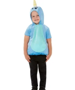 Smiffys Déguisement Poisson Narval Pour Tout-petit, Bleu, Haut à Capuche -Halloween Soldes Boutique deguisement poisson narval pour tout petit bleu haut a capuche 1