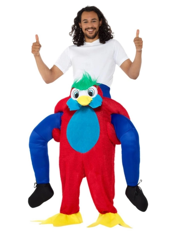 Smiffys Déguisement Porté à Dos De Perroquet (combinaison) 2 Smiffys Déguisement Porté à Dos De Perroquet (combinaison) – Image 2