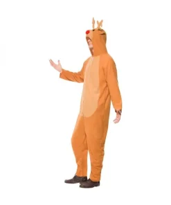 Smiffys Déguisement Renne De Noël Adulte (combinaison Avec Capuche) -Halloween Soldes Boutique deguisement renne de noel adulte combinaison avec capuche 4