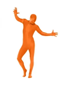 Smiffys Déguisement Seconde Peau Orange Adulte (combinaison Avec Cagoule)