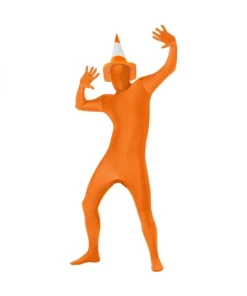 Smiffys Déguisement Seconde Peau Orange Adulte (combinaison Avec Cagoule) -Halloween Soldes Boutique deguisement seconde peau orange adulte combinaison avec cagoule 3