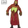 WIDMANN Déguisement Squelette Zombie Enfant (tunique à Capuche, Ceinture, Masque Et Torse Lumineux)